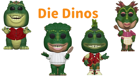 Die Dinos Funko Pop Figuren werden vorgestellt