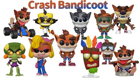 Vorstellung der Crash Bandicoot Funko Pops Figuren